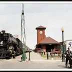 Railway station, 1939
