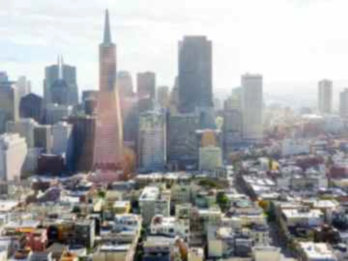 Low-resolution photo of the San Francisco skyline, Before